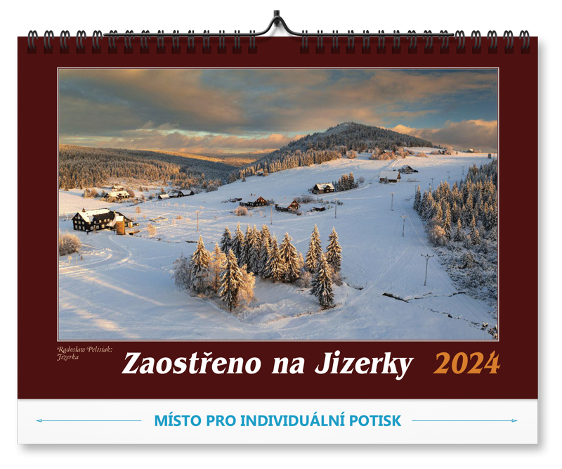 Benefiční kalendář “Zaostřeno na Jizerky 2024” pro firemní zákazníky